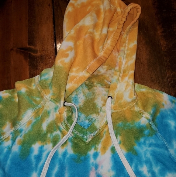 Fun, colorful lightweight tie dye sweatshirt XXXL - Picture 8 of 10
